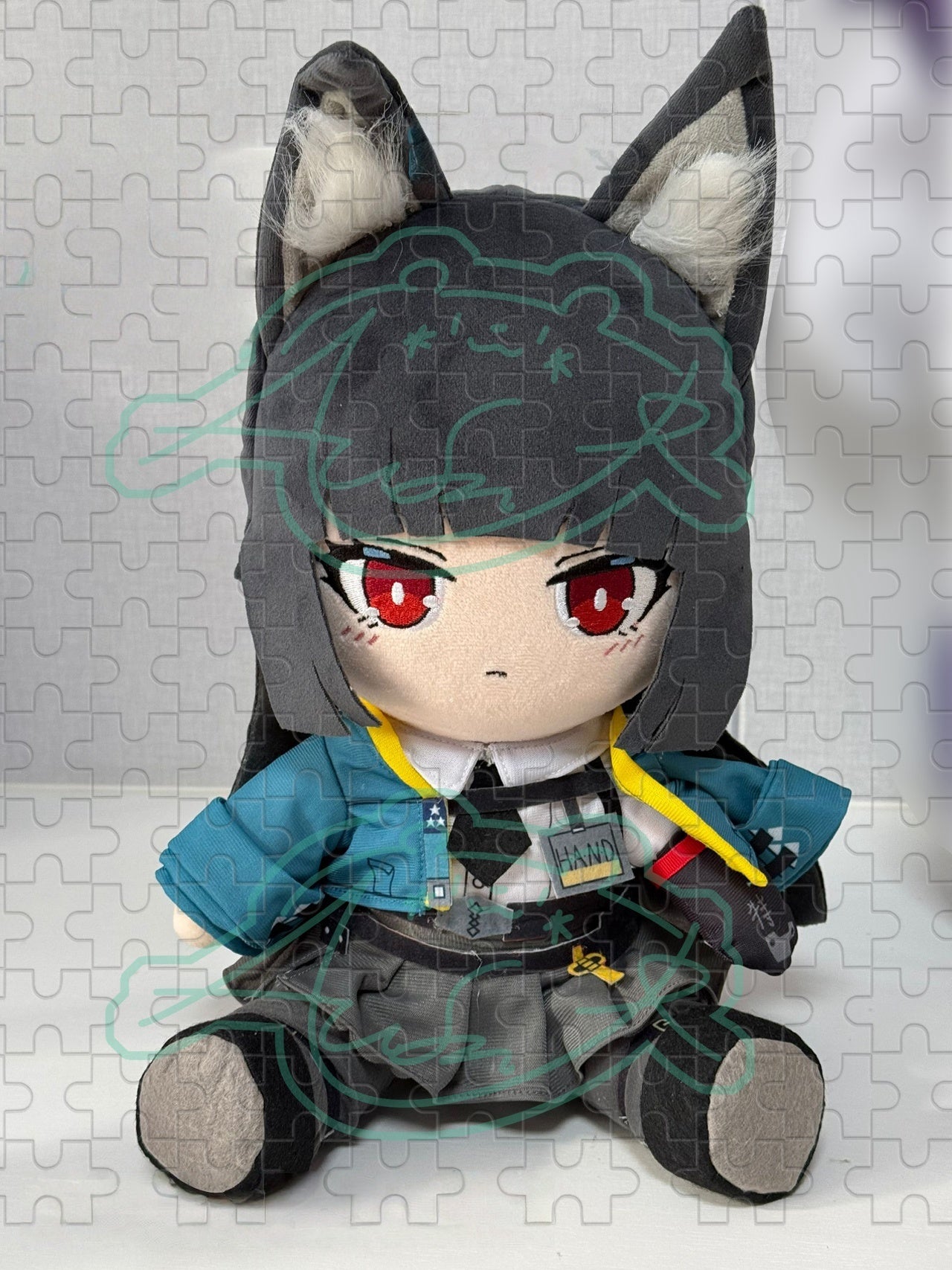 Yolo Anime Zenless Zone Zero  Fan-made Hoshimi Miyabi Plush Doll Dress Up Toy Plushie Gift 30cm