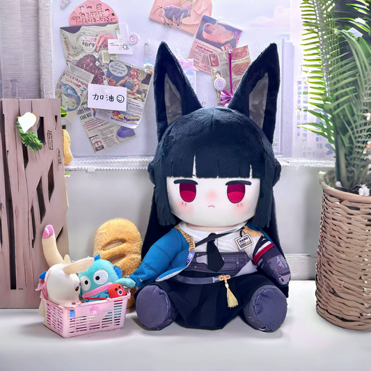 Yolo Anime Zenless Zone Zero Hoshimi Miyabi  Plush  Stuffed Pillow Dress Up Toy 40cm Doll