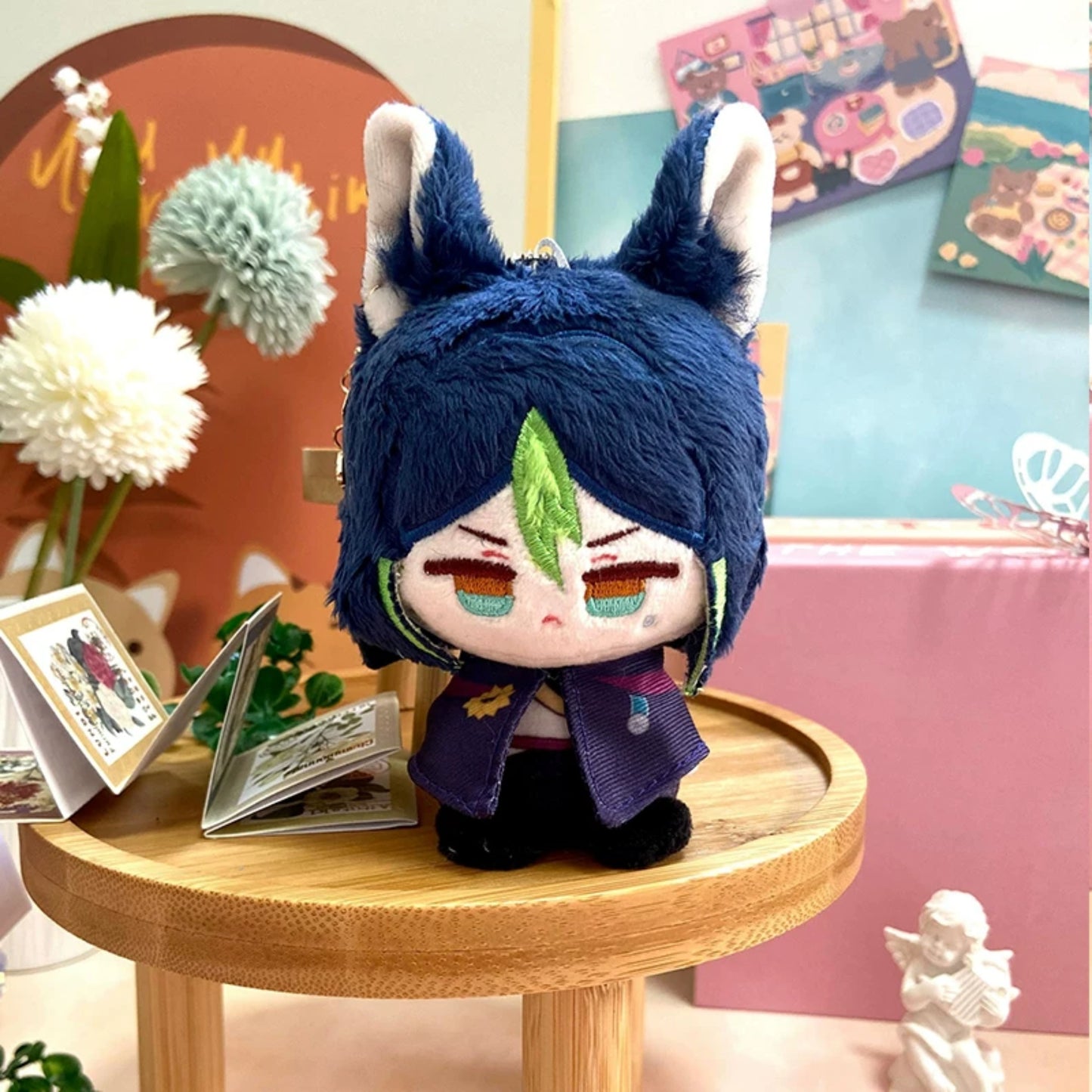 Yolo Anime Genshin Impact Fan-made Tighnari Xiao Nahida Plush Doll Keychain Pendant Cute Anime Collection Gift Toy 12CM