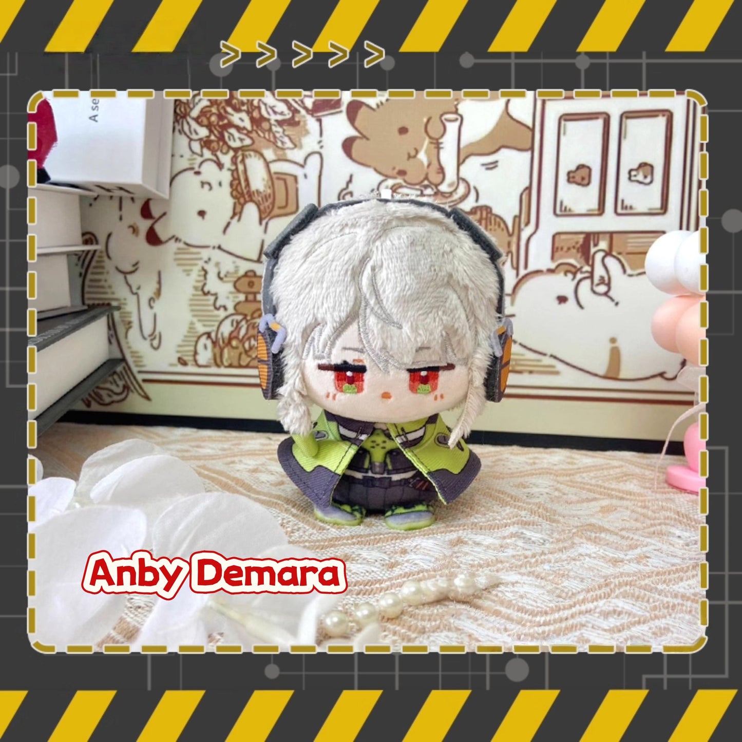 Yolo Anime Zenless Zone Zero Fan-made Zhu Yuan Nicole Demara Corin Wickes Plush Doll Keychain Pendant Toy 12CM