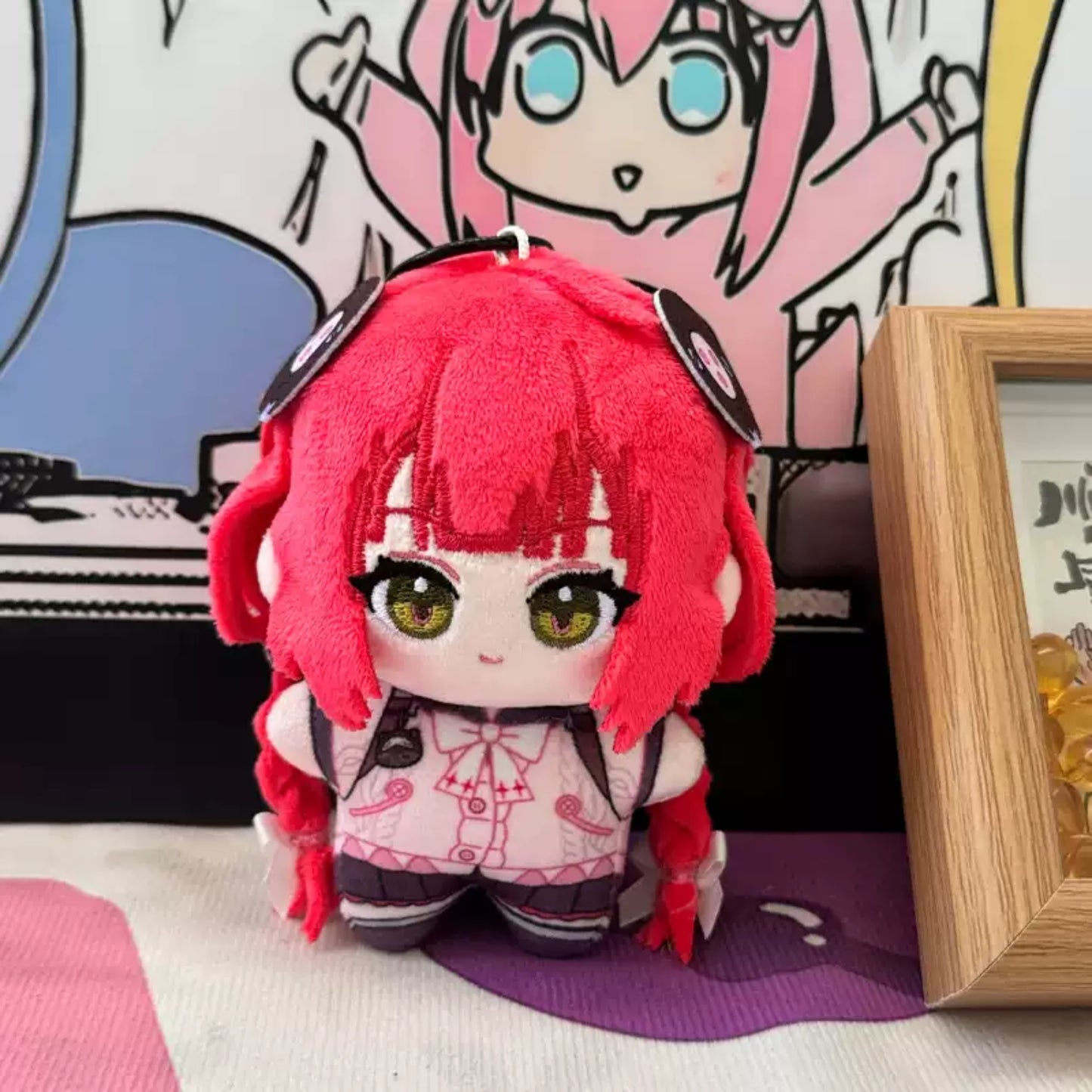 Yolo Anime  Fan-made Ukinami Yuzuha Alice 10cm Plush Doll Stuffed Pillow Dress Up 10CMToy