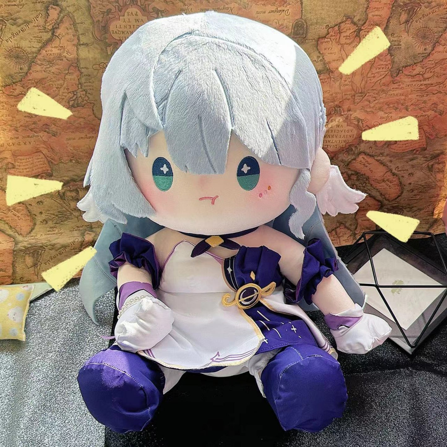 Yolo Anime Honkai: Star Rail Robin Plush Doll Stuffed  Plushie Dress Up Toy Gift 40cm