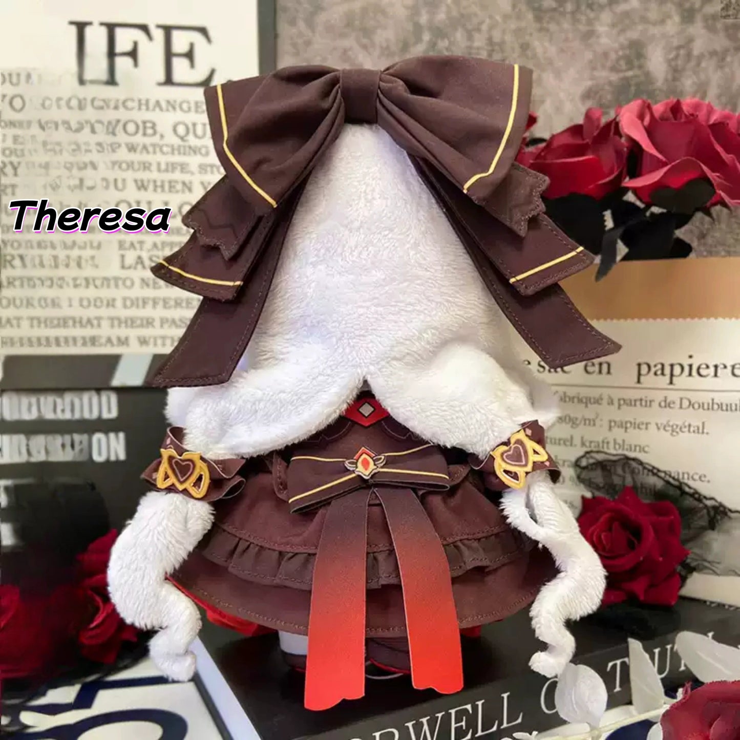 Yolo Anime Honkai Impact 3 Theresa Apocalypse Plush  Dress Up Stuffed Doll 20CM