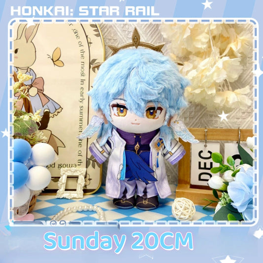 Honkai: Star Rail Sunday Plush Doll Stuffed Dress Up Toy Plushie 20cm