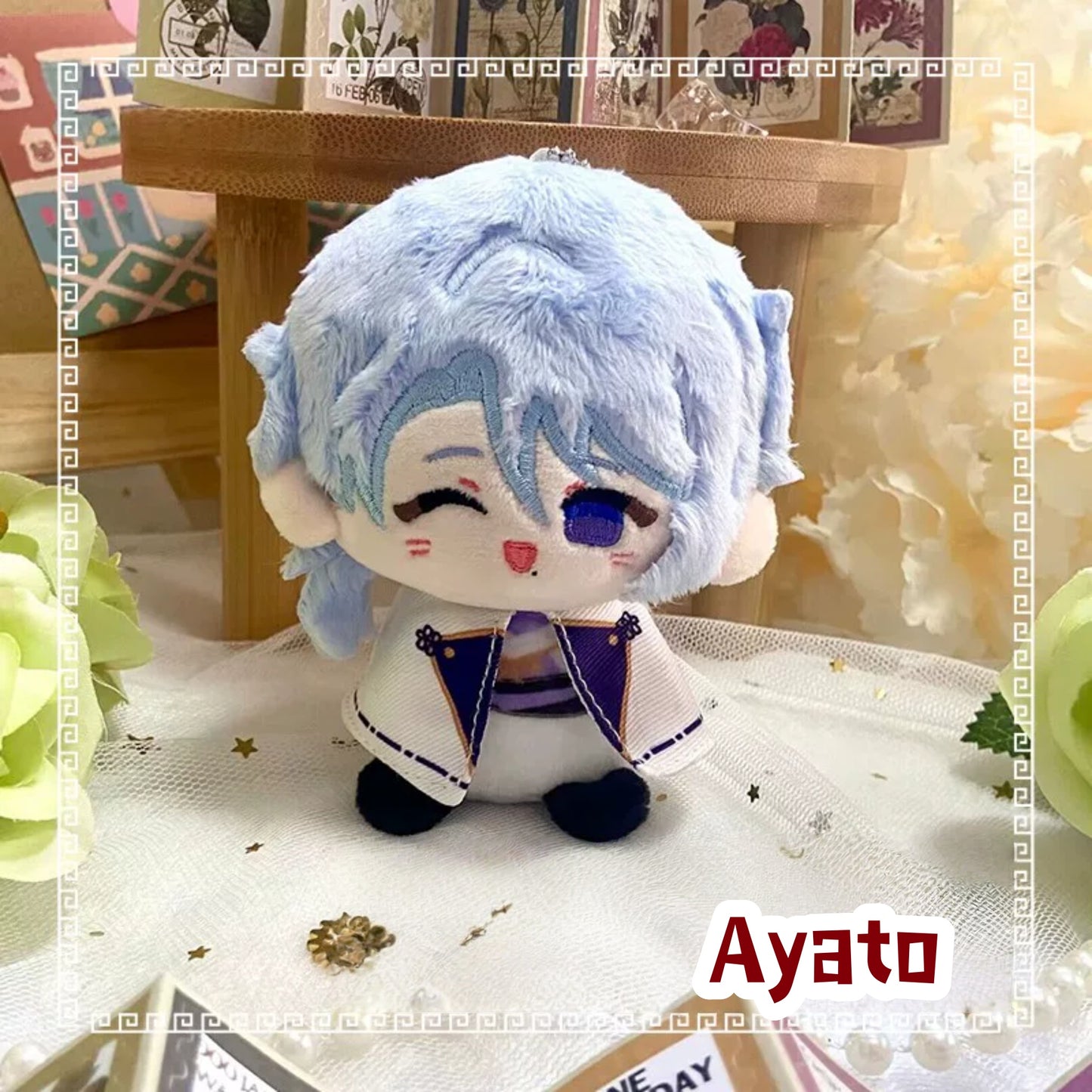 Yolo Anime Genshin Impact Fan-made Tighnari Xiao Nahida Plush Doll Keychain Pendant Cute Anime Collection Gift Toy 12CM