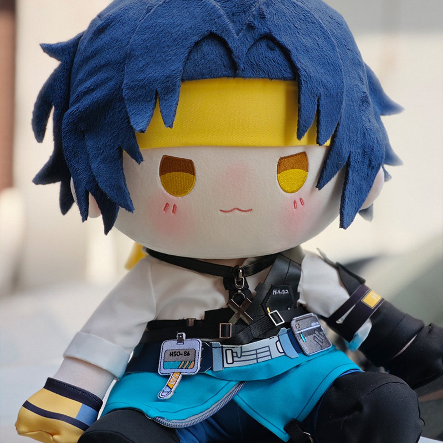 Yolo Anime Zone Zero Fan-made & Inspired Asaba Harumasa Plushie  40cm Sitting Cotton Doll (Section 6)
