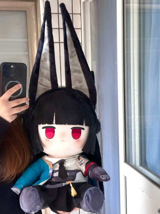 Yolo Anime Zenless Zone Zero Fan-made Hoshimi Miyabi  Plush  Stuffed Pillow Dress Up Toy 40cm Doll