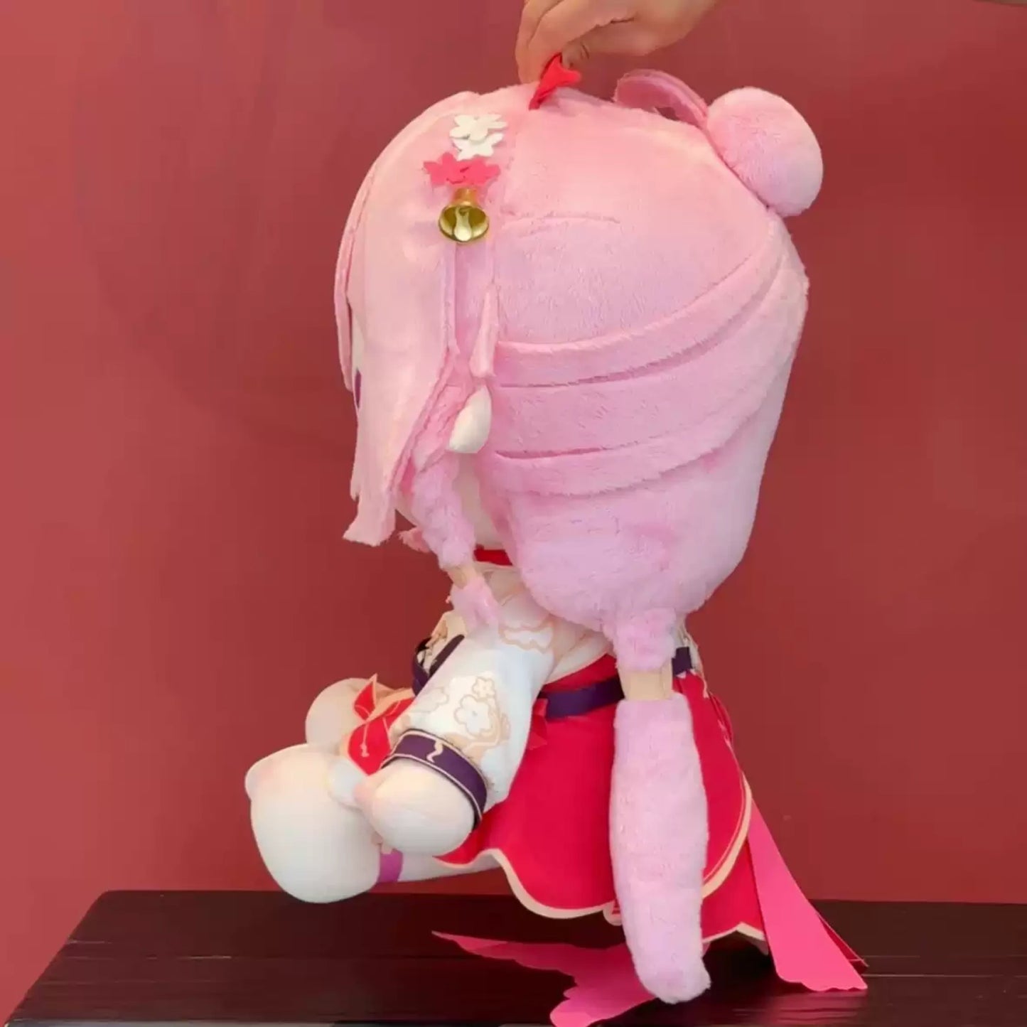 Yolo Anime Honkai Impact 3 Elysia Peachy Spring 40cm Plush Doll Dress up Toy Anime Plushie Game