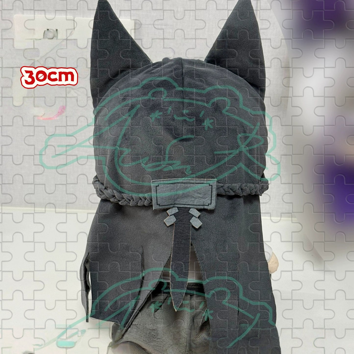 Yolo Anime Zenless Zone Zero  Fan-made Hoshimi Miyabi Plush Doll Dress Up Toy Plushie Gift 30cm