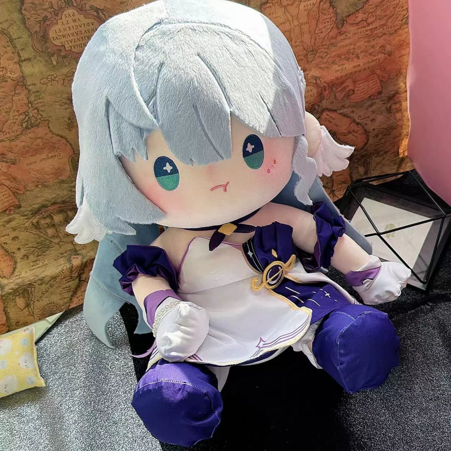 Yolo Anime Honkai: Star Rail Robin Plush Doll Stuffed  Plushie Dress Up Toy Gift 40cm