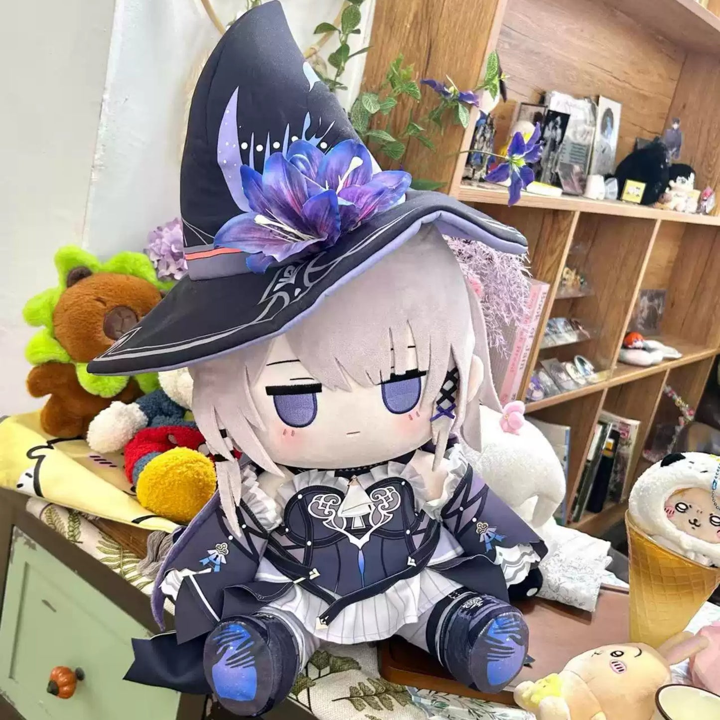 Yolo Anime Honkai: Star Rail Herta 40cm Dress Up Plush Doll Stuffed Toy Plushie  Gift