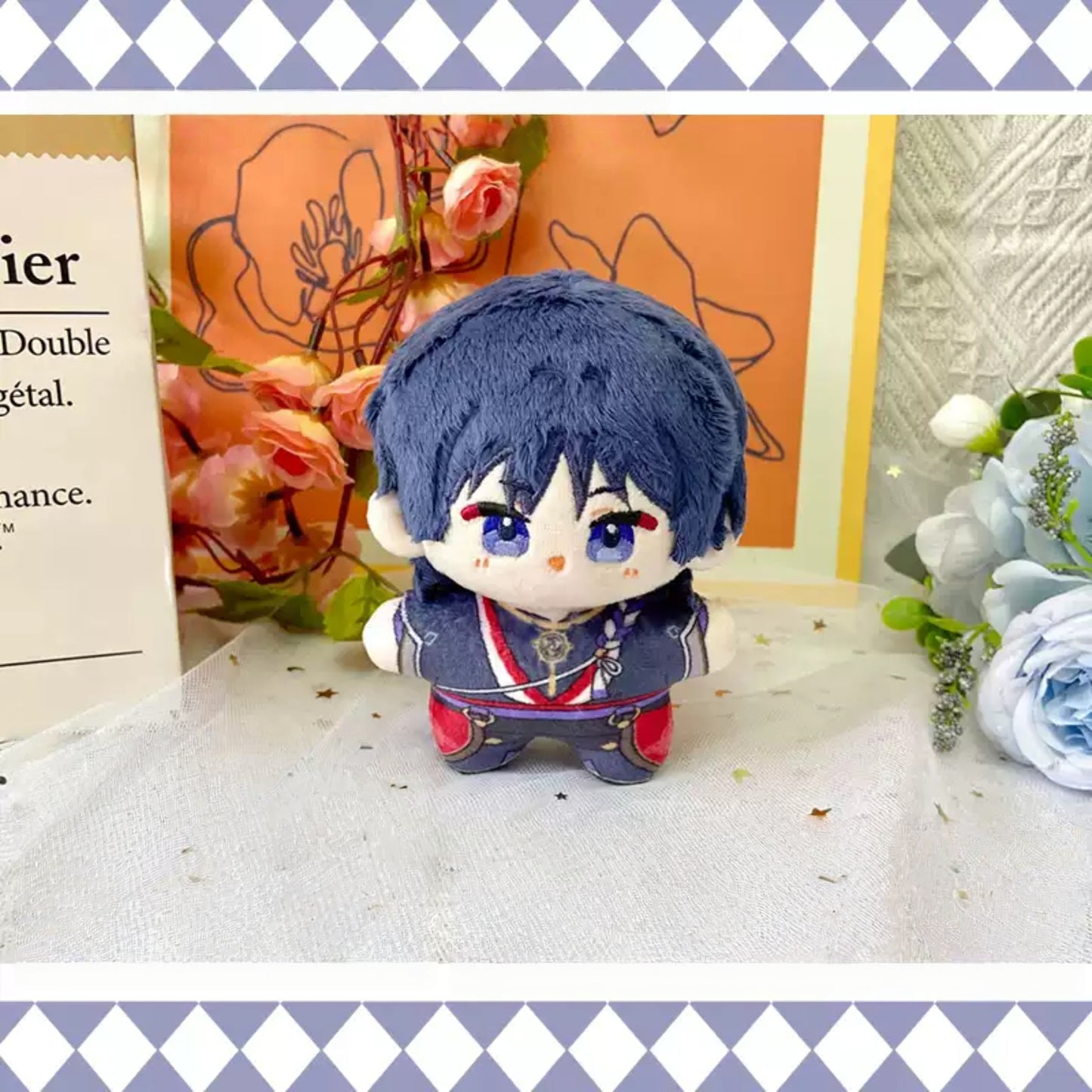 Yolo Anime Wanderer Fan-made Plush Toy Star-Shaped Cotton Doll Keychain Pendant, Cute Anime Collection Gift 12 CM