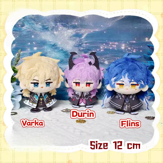 Yolo Anime Flins Varka Durin Fan-made Plush Doll Keychain Pendant Toy 12CM